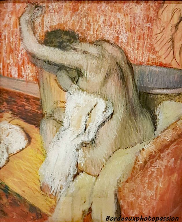 Après le bain, femme se séchant, Edgar Degas